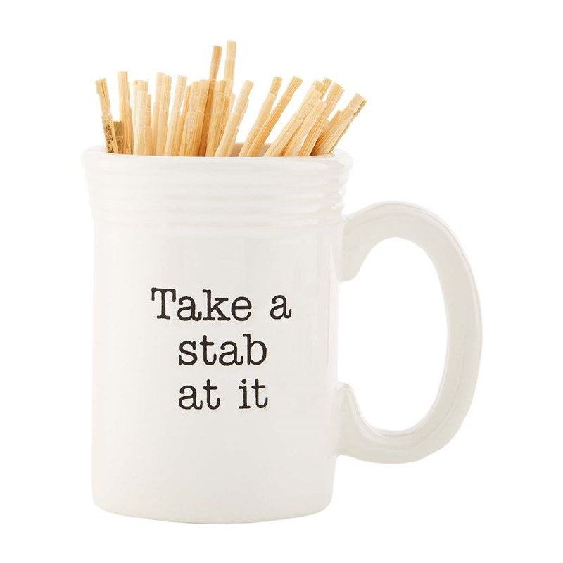 Mud Pie Circa Toothpick Holder Basket
