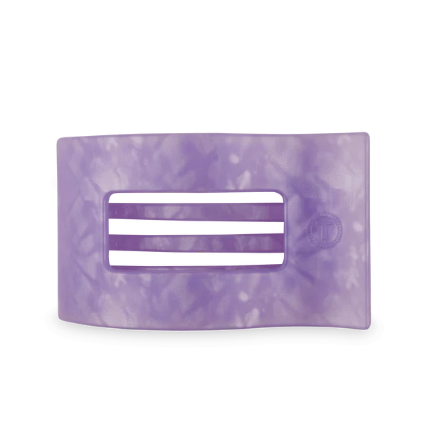 Teleties Lavender Mist Flat Rectangle Hair Clip