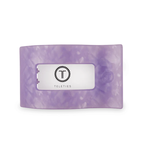 Teleties Lavender Mist Flat Rectangle Hair Clip