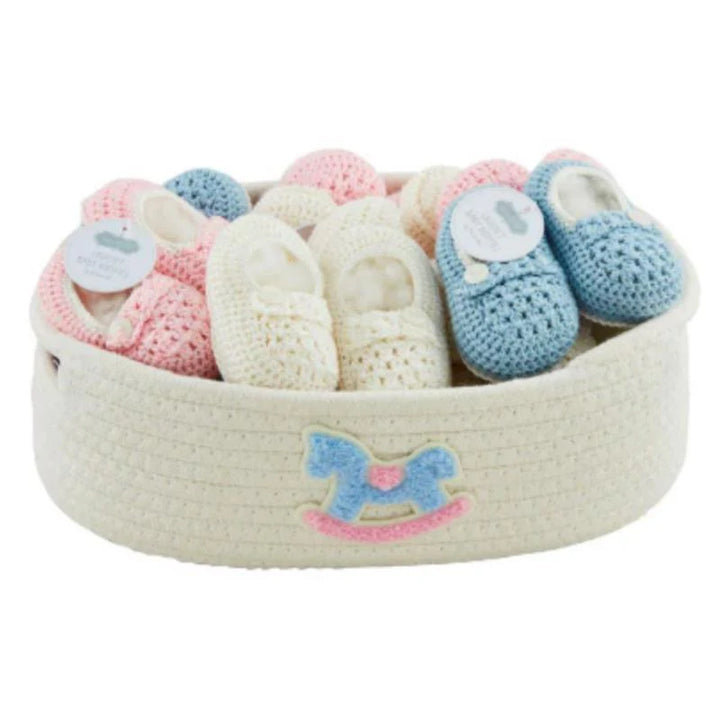 Mud Pie Crochet Baby Booties