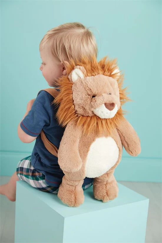 MudPie Lion Plush Backpack