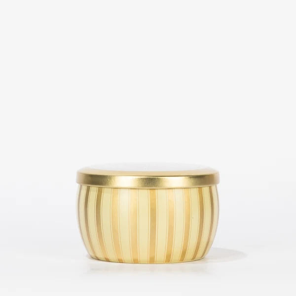 Gilded Pear Holiday Tin Candle