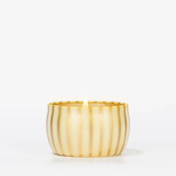Gilded Pear Holiday Tin Candle