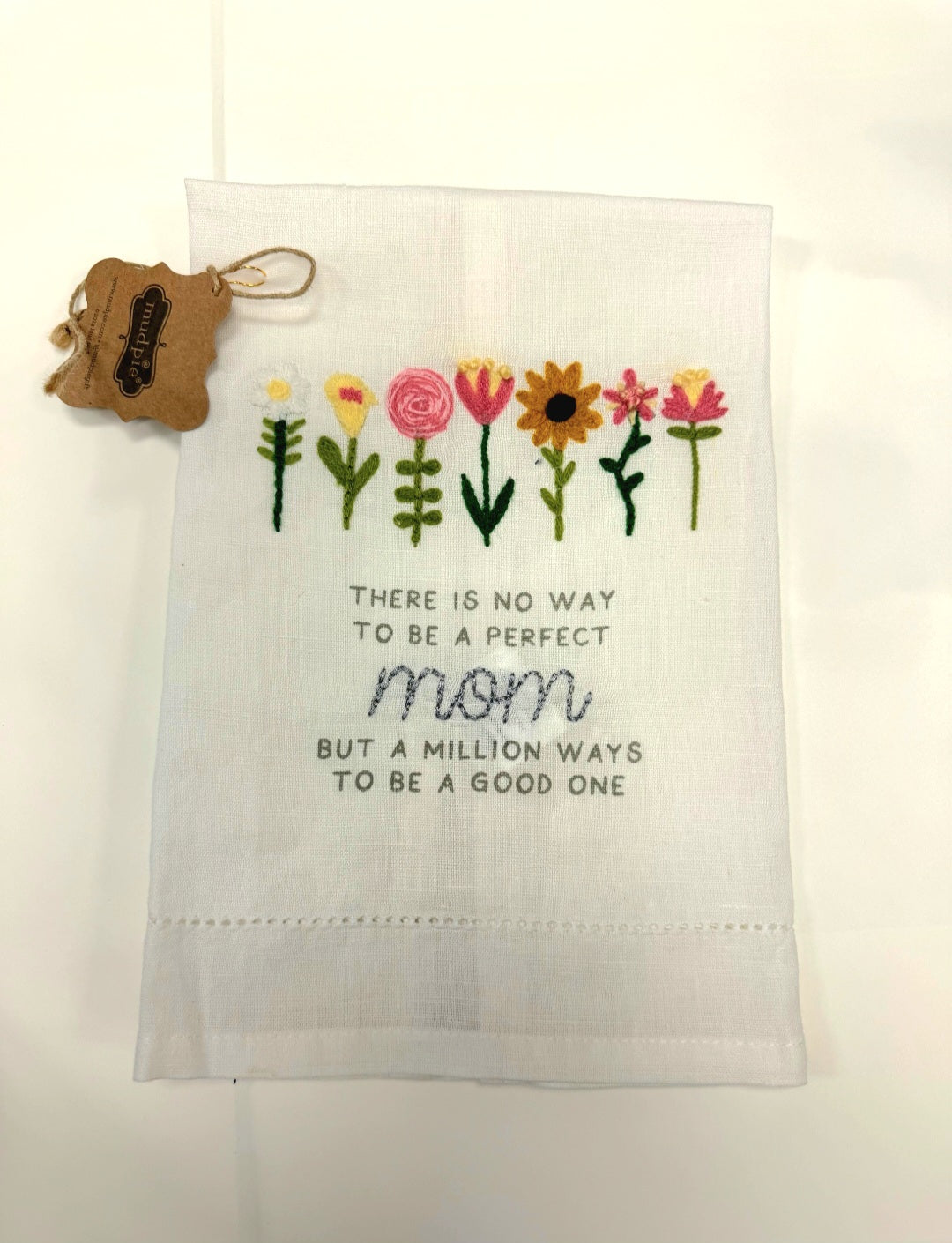 Mud Pie Mom Floral Towel