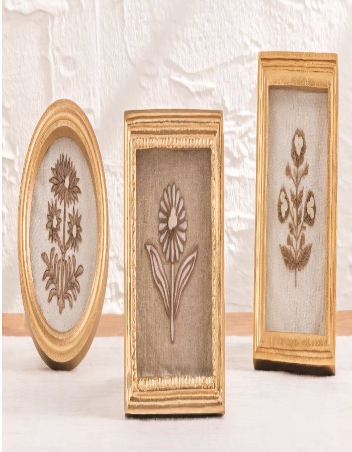 Mud Pie Framed Flower