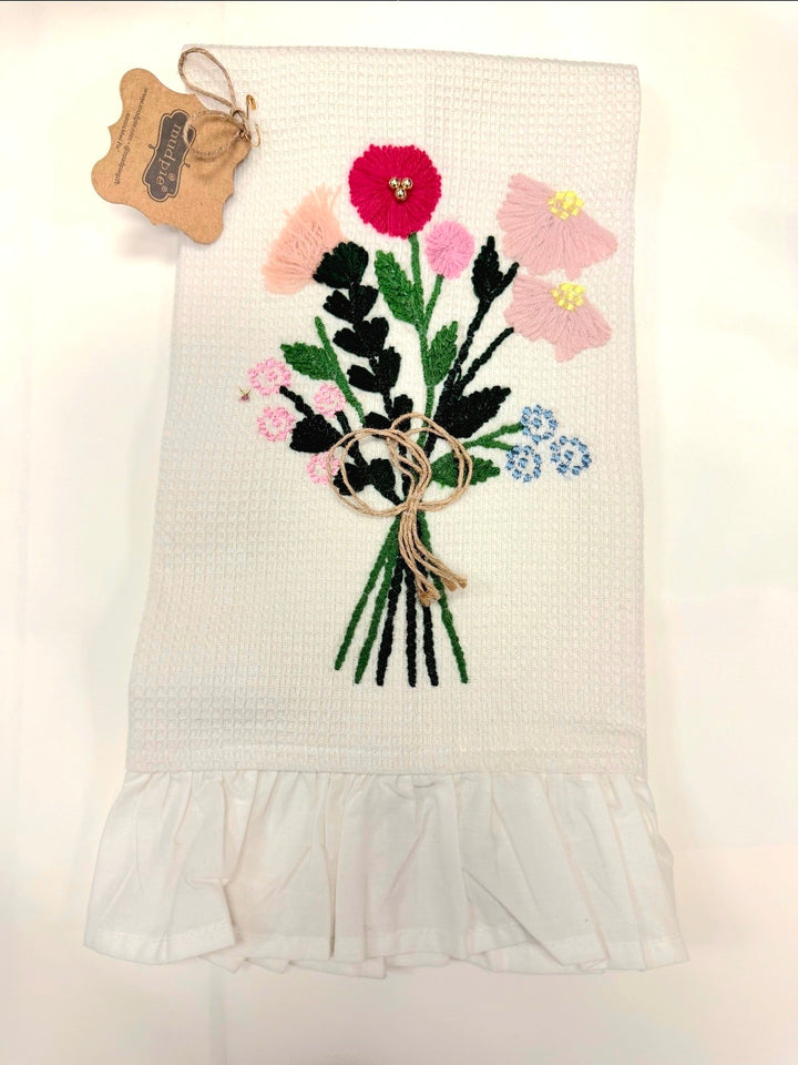 Mud Pie Waffle Weave Towel