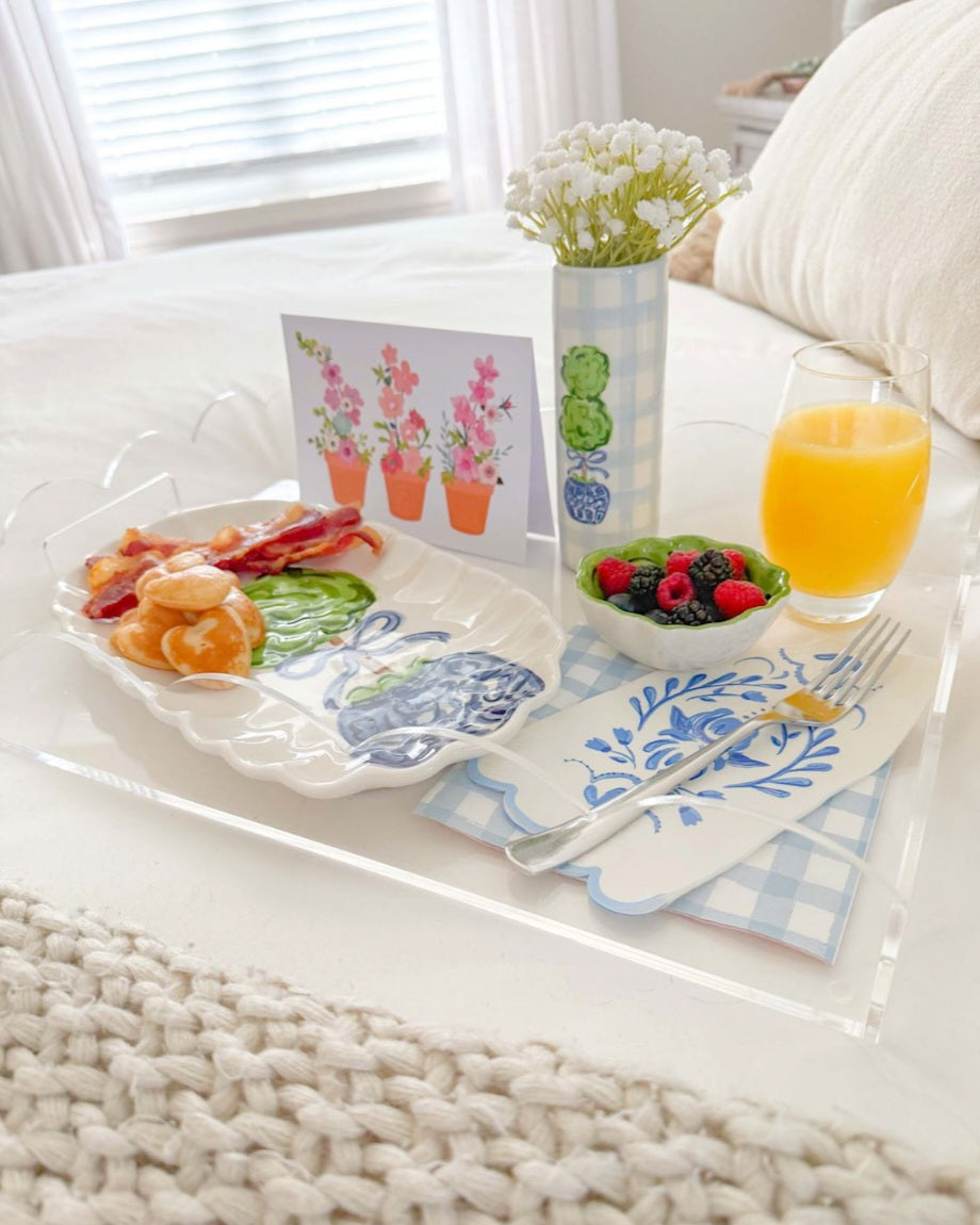 Mud Pie Topiary Tray &amp; Tidbit Set