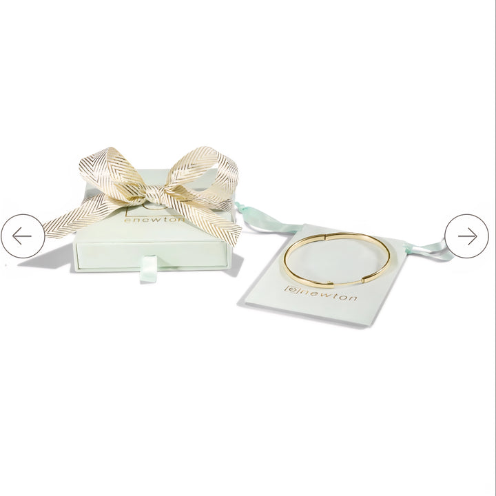 enewton Small Cherish Gold Bangle Bracelet