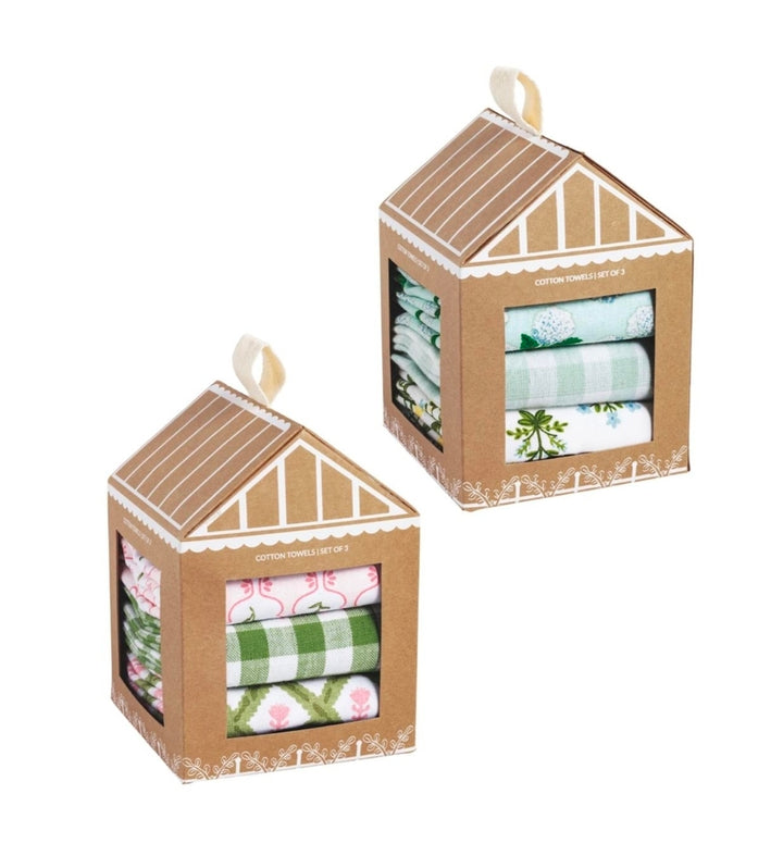Mud Pie Greenhouse Towel Set