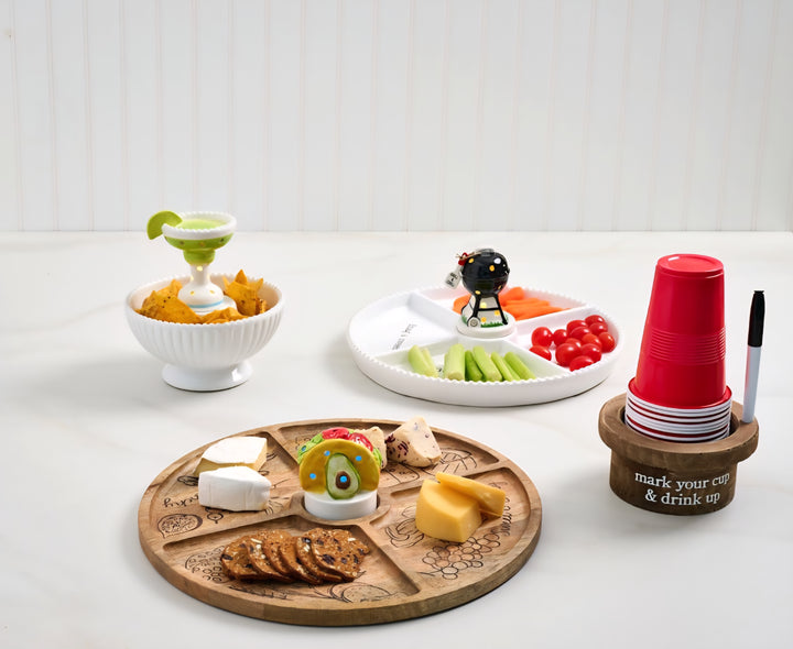 Mud Pie LED Sitter Charcuterie Board