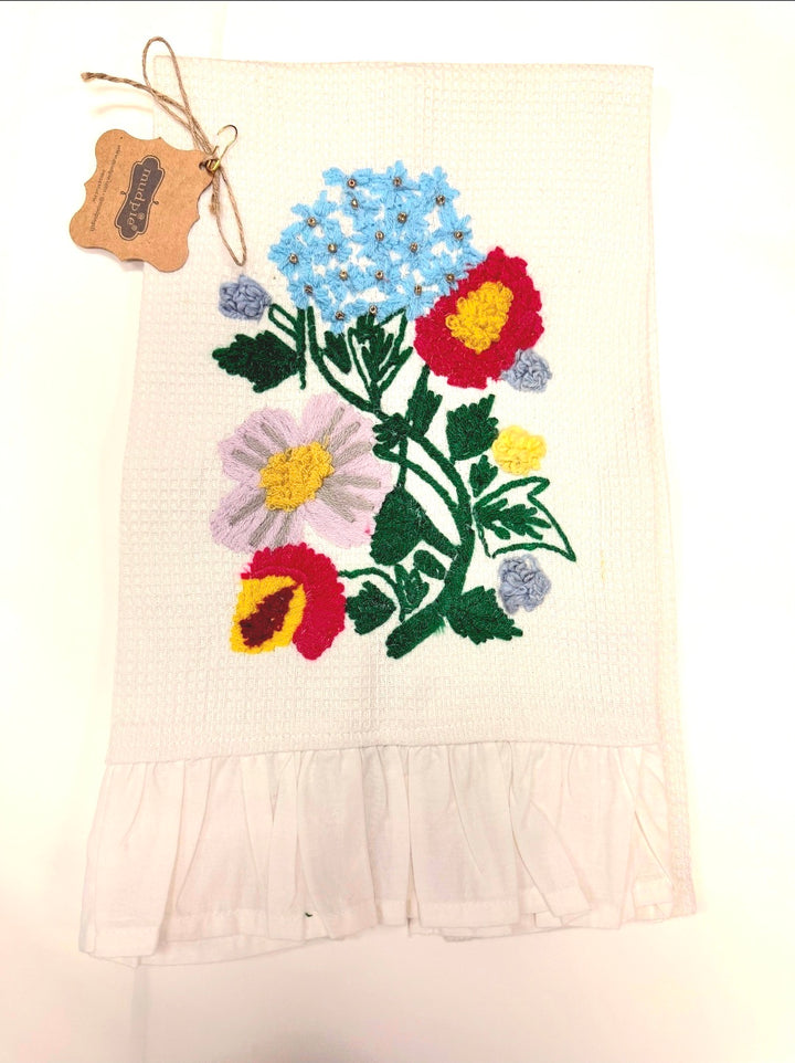 Mud Pie Waffle Weave Towel