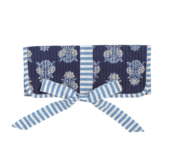 Mud Pie Block Print Jewelry Roll