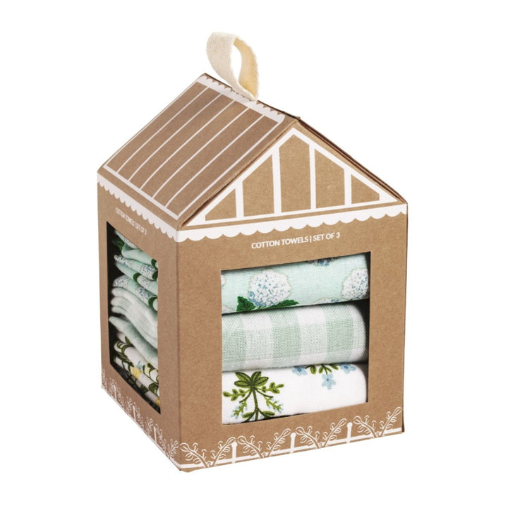Mud Pie Greenhouse Towel Set