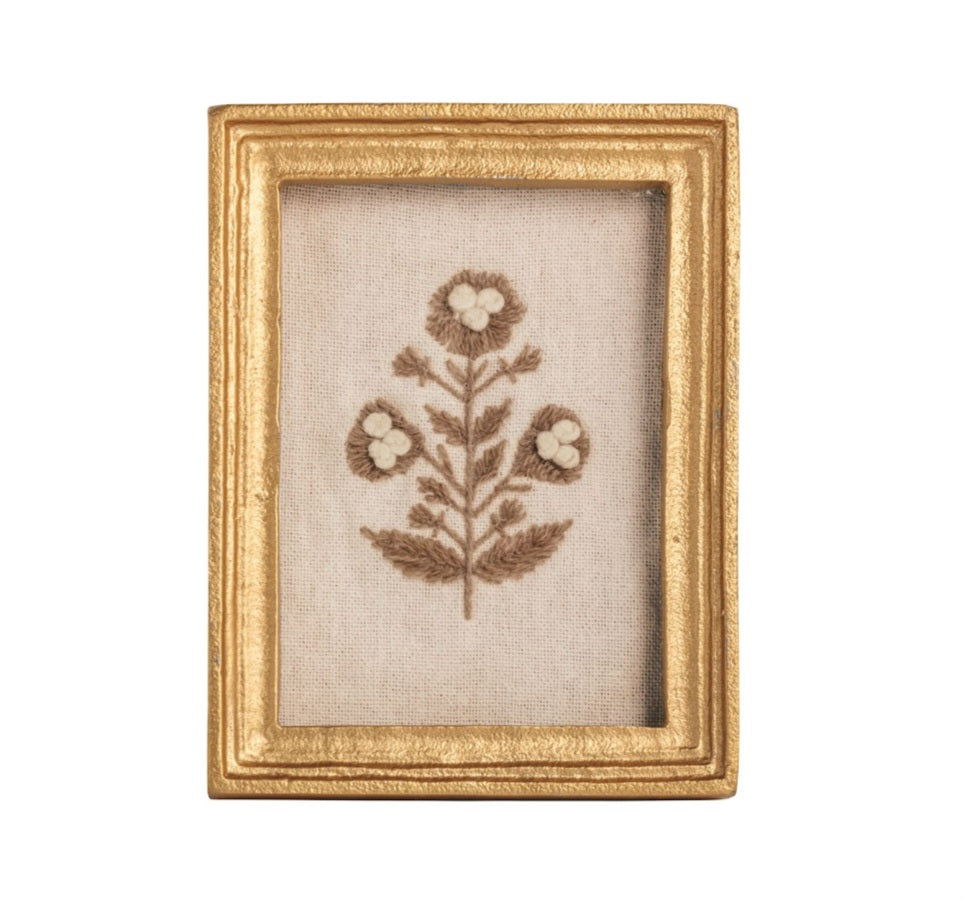 Mud Pie Framed Flower