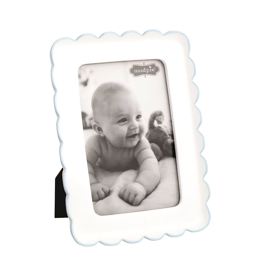 Mud Pie Scalloped Resin Frames