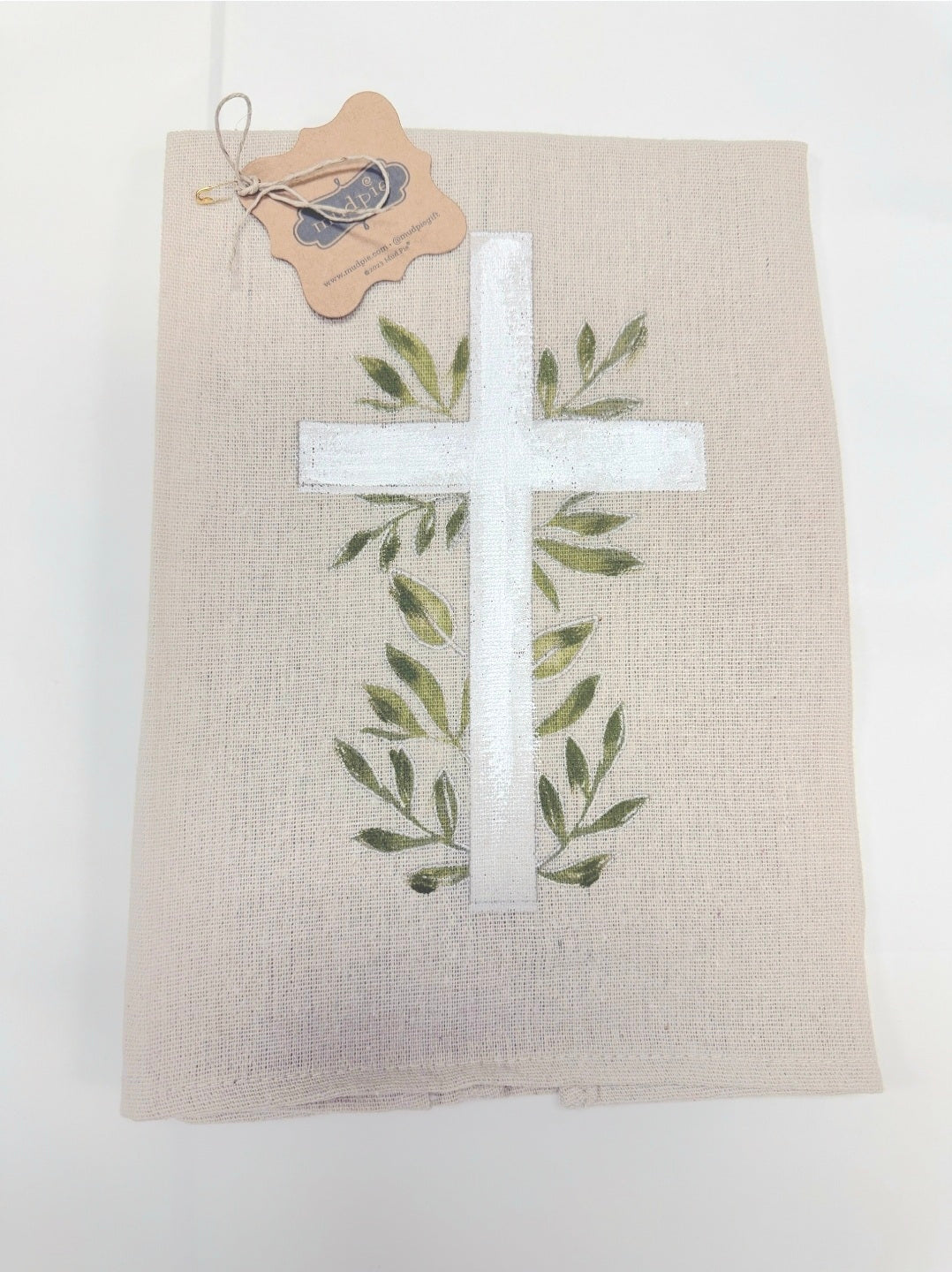 Mud Pie Cross Painted Towel - Thumbnail 3