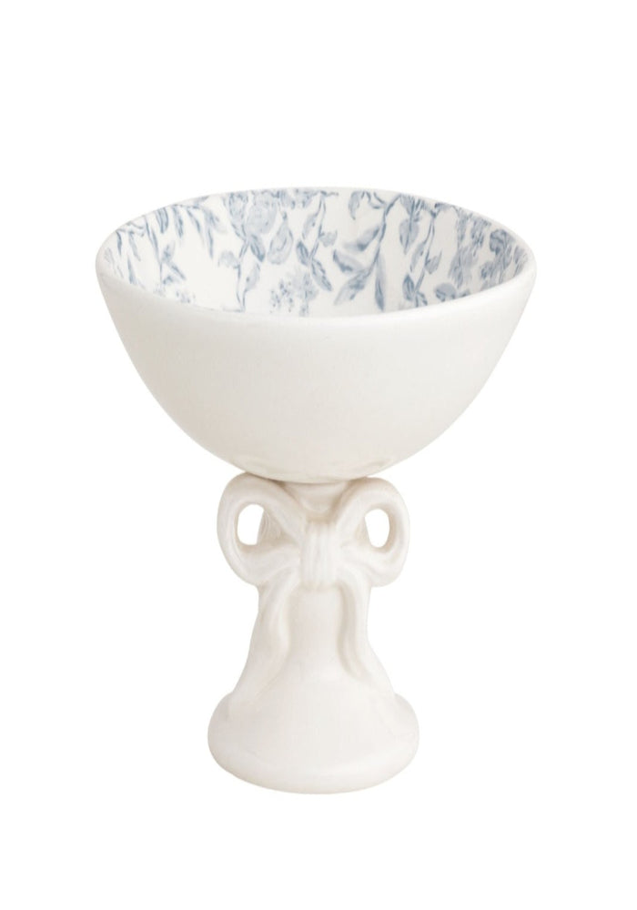 Mud Pie Toile Bow Candy Dish
