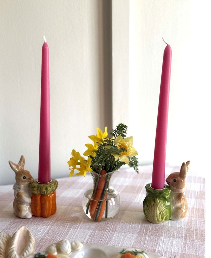Mud Pie Ceramic Taper Holder