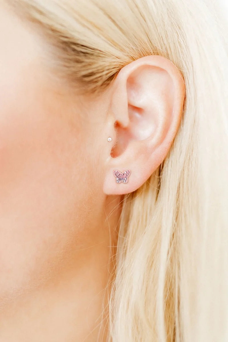 Linny Co Screwback Stud Earrings - Bindi Butterfly
