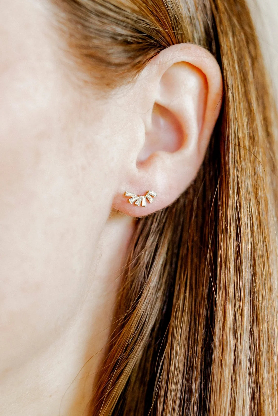 Linny Co Screwback Stud Earrings - Delaney Gold