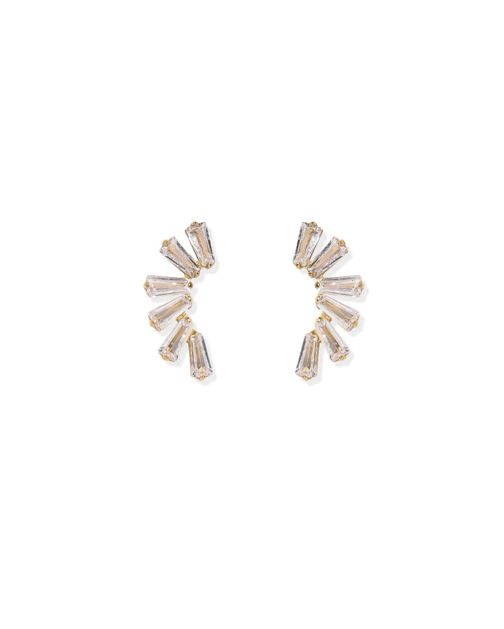 Linny Co Screwback Stud Earrings - Delaney Gold
