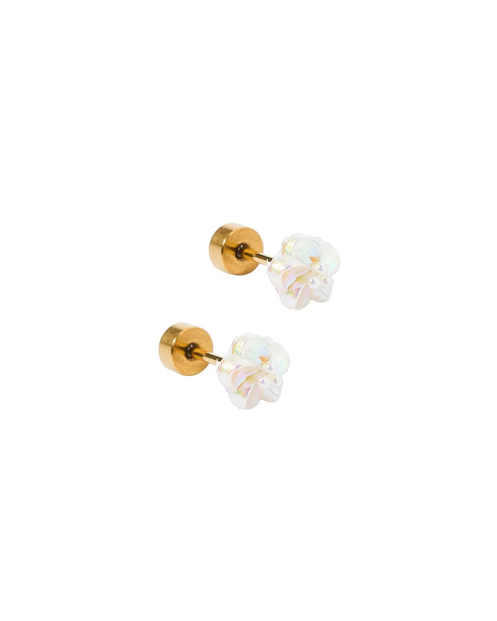 Linny Co Screwback Stud Earrings - Gia