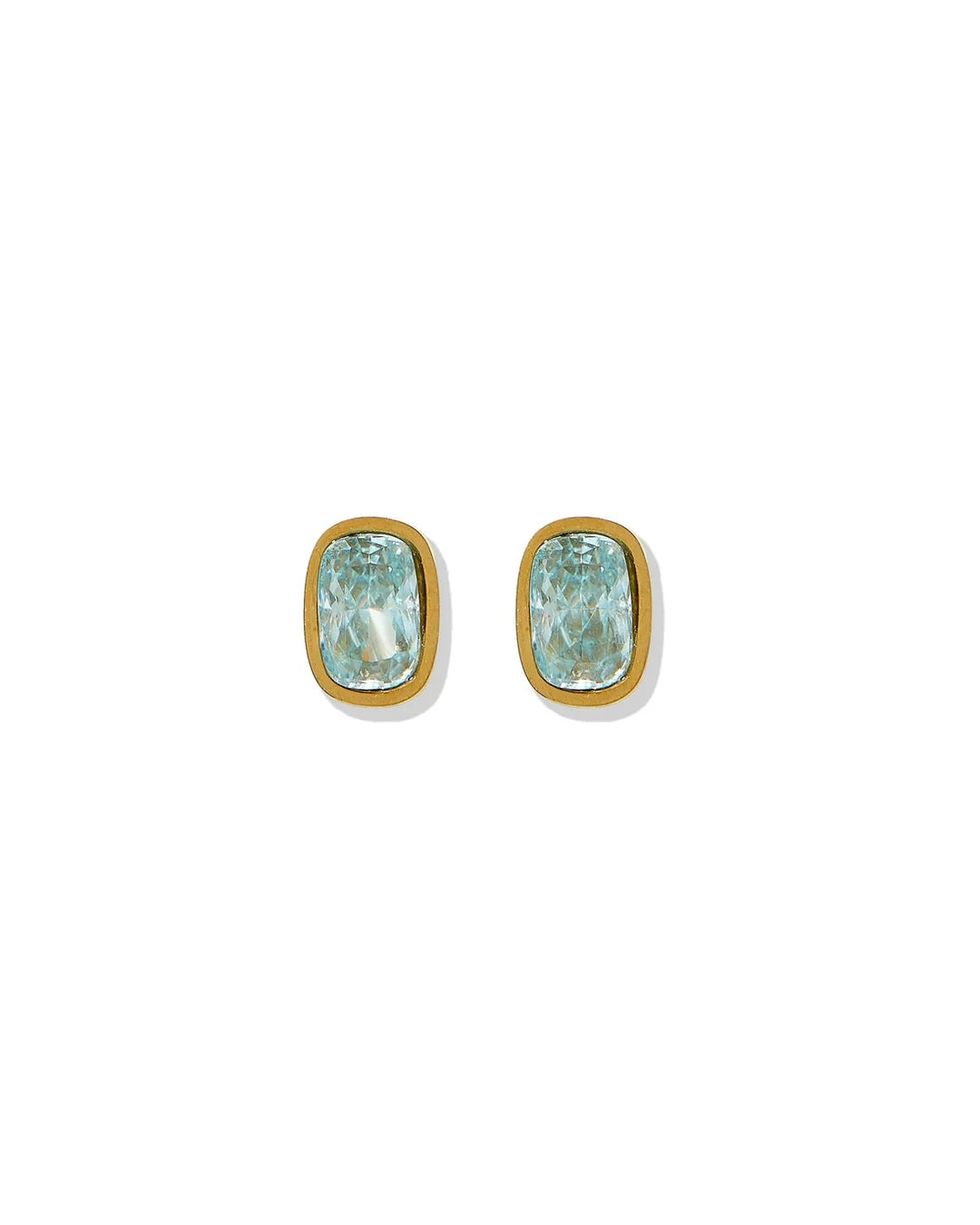 Linny Co Screwback Stud Earrings - Kay Blue