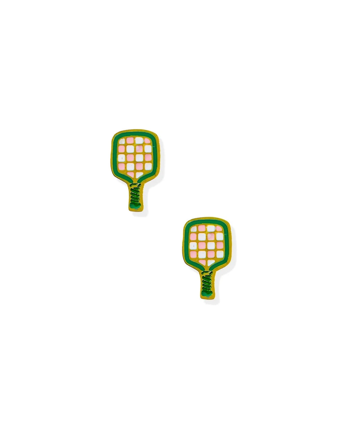 Linny Co Screwback Stud Earrings - Pickleball