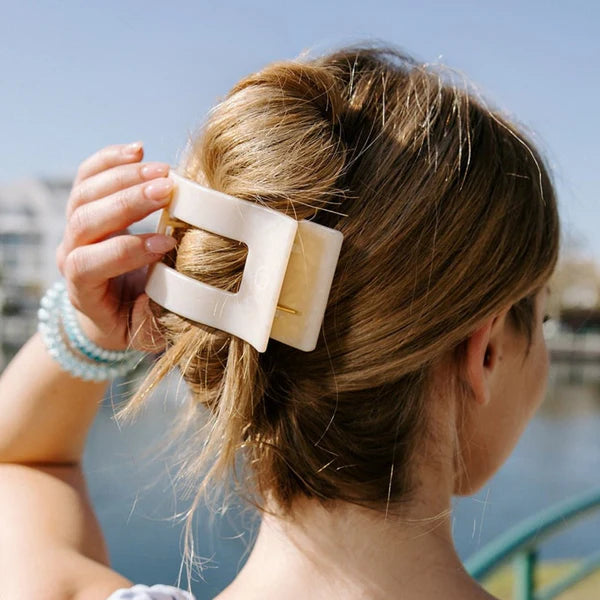 Teleties Soft Surf Large Flat Rectangle Hair Clip