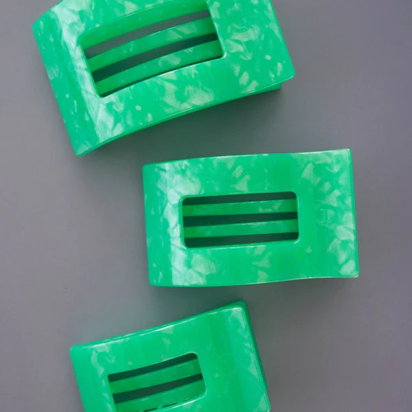 Teleties Spring Splash Flat Rectangle Hair Clip