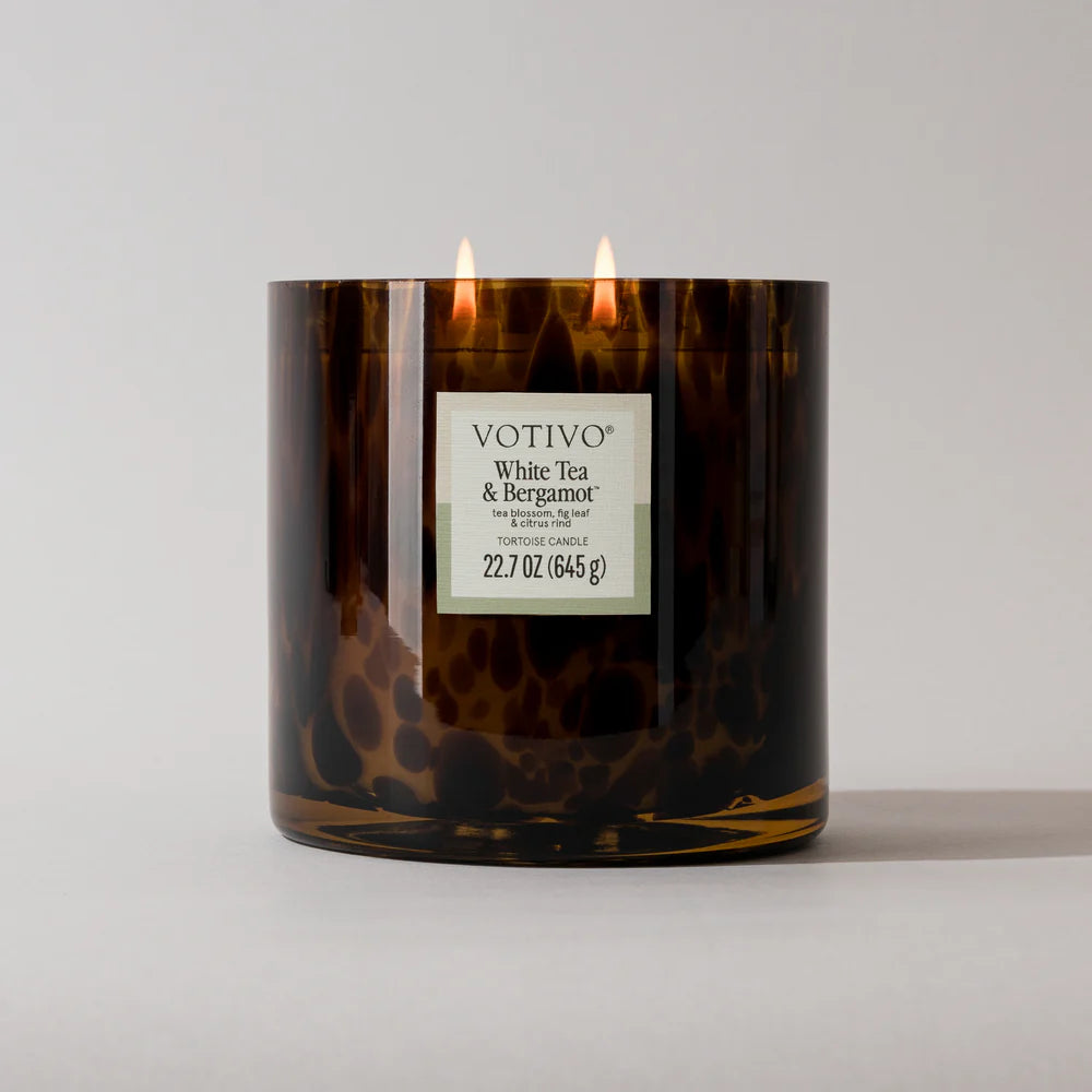 Votivo White Tea &amp; Bergamot Tortoise Candle 22.7oz